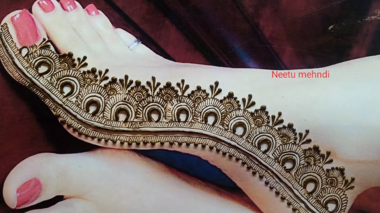 FEET MEHNDI DESIGNS